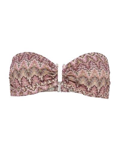 Beck Söndergaard - Amber Bandeau Bikini Top - Dusty Rose 